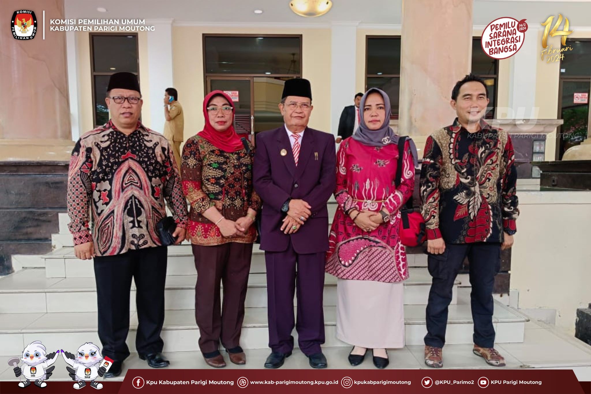 foto bersama inspektur upacara